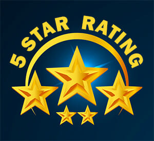 Top Rated Business Law and Estate Planning Attorney Legal Firm - 5 Star Rating Badge